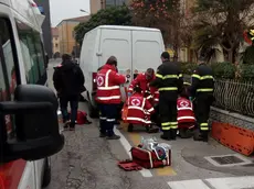 LAMANTEA - DINO TOMMASELLA - PORTOGRUARO - INCIDENTE TRA VIA VALLE E VIA PELLICO CON DONNA IN BICICLETTA