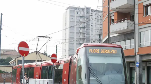 Foto Agenzia Candussi/ Scattolin/ Mestre, piazzale Cialdini/ Sciopero ACTV