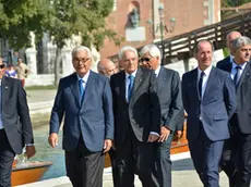 Il presidente Mattarella in visita alla Biennale d'Arte