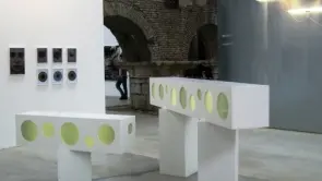 Una sala della Biennale Arte 2011
