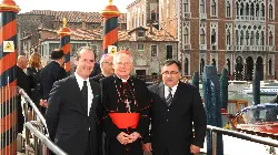 Luca Zaia, il patriarca Scola e Clodovaldo Ruffato