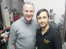 Angelo Zen con Suleyman Hilmi Metin nel 2021, quando hanno lavorato insieme