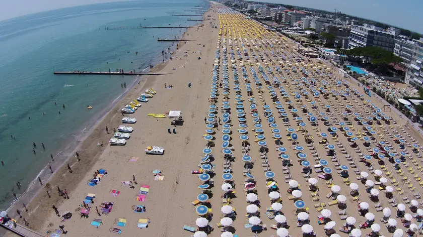 L’arenile di Jesolo visto dall’alto: tanti eventi, interventi di ripascimento e progetti urbanistici