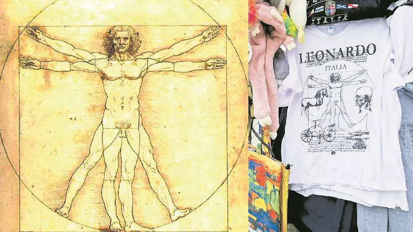 L'immagine dell'Uomo Vitruviano di Leonardi da Vinci, conservata alle Gallerie dell'Accademia di Venezia, è stata usata dalla società Ravensburger per un puzzle