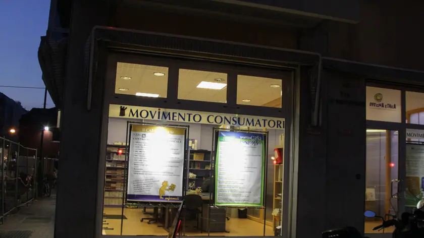 Sede del movimento consumatori a Mestre in via Ca' Savorgnan