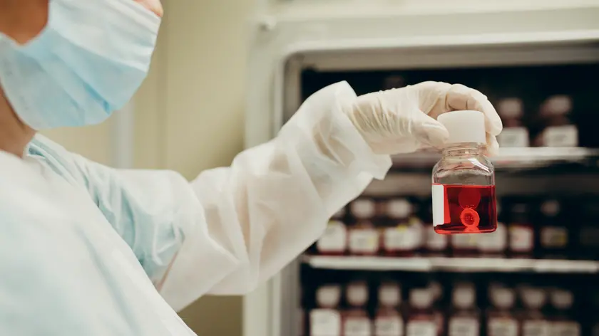 Un laboratorio della Fondazione Banca degli Occhi