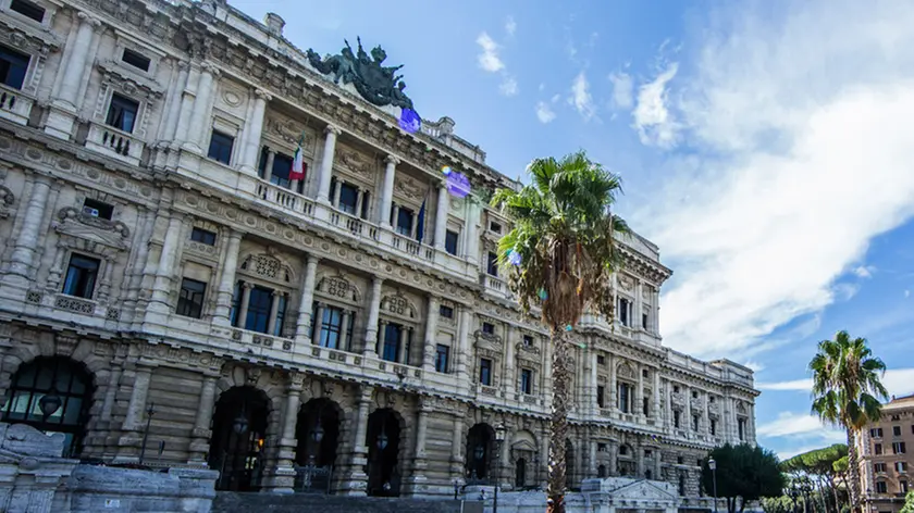 07/09/2016 Roma, il Palazzo di giustizia, sede della Corte di Cassazione.