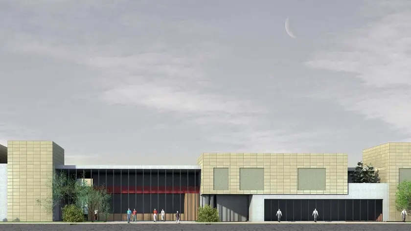 DE POLO - DINO TOMMASELLA - SAN DONA' DI P. - RENDERING DEL NUOVO MULTISALA CHE DOVREBBE SORGERE A LATO DELLO STADIO ZANUTTO