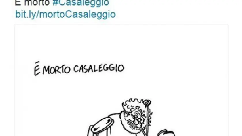 La vignetta sotto accusa (da Twitter)