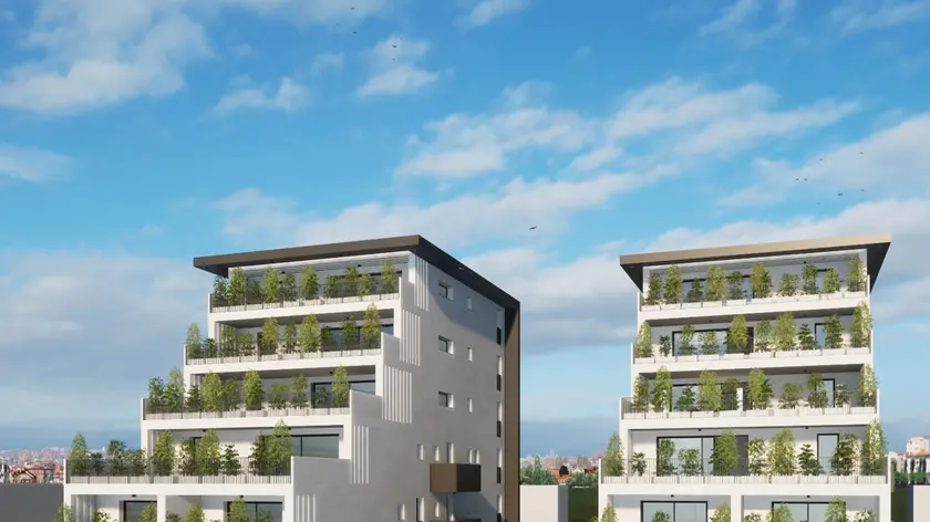 Gli edifici nell'area della scuola Onor