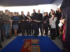 COLUCCI - DINO TOMMASELLA - JESOLO LIDO - INAUGURAZIONE COMMISSARIATO - TAGLIO NASTRO E PARTENZA DI ALFANO