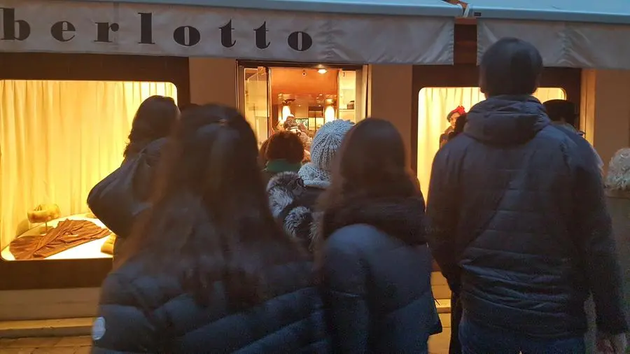 Modelle in vetrina da Caberlotto