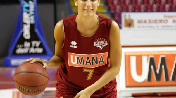 Presentazione squadra Reyer femminile presso palasport Taliercio, Mestre. Nella foto: Pertile Giovanna