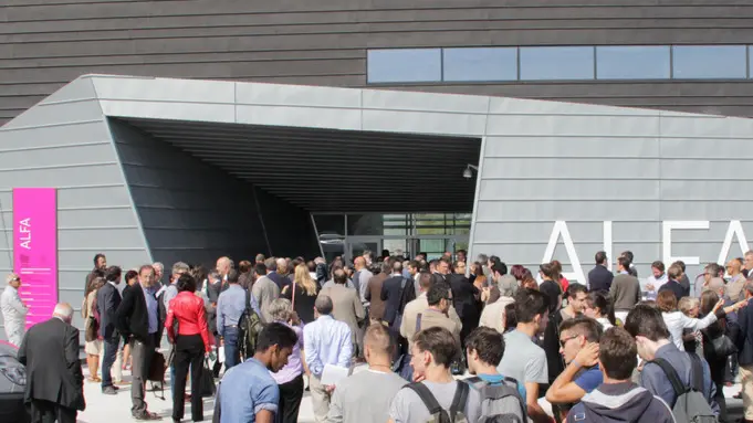 Inaugurazione del nuovo dipartimento scientifico dell'Università Ca' Foscari a Mestre in via Torino