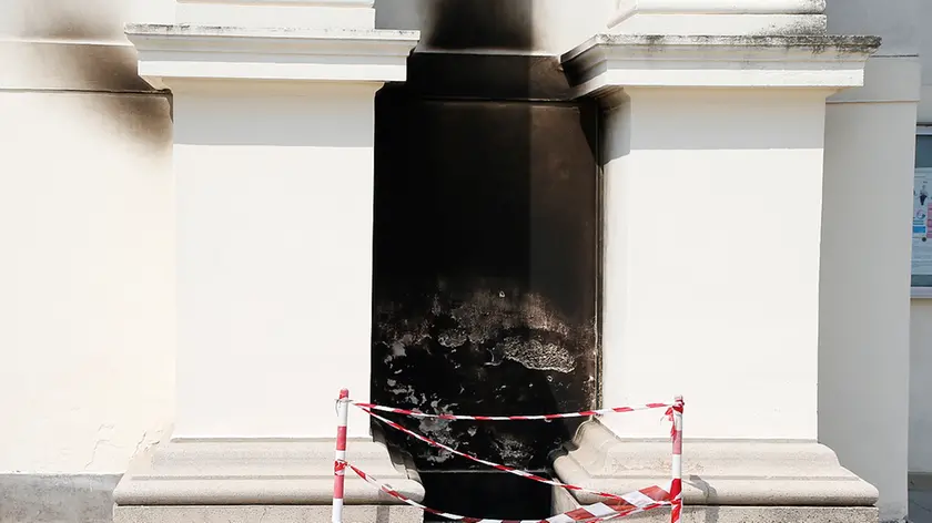 Bomba molotov contro la chieda della Parrocchia di San Giovanni Battista in Mallaredo Venezia, 30/12/2019Mestre, 22/07/2020 Foto A. Gilardi/Ag. Lorenzo Pòrcile