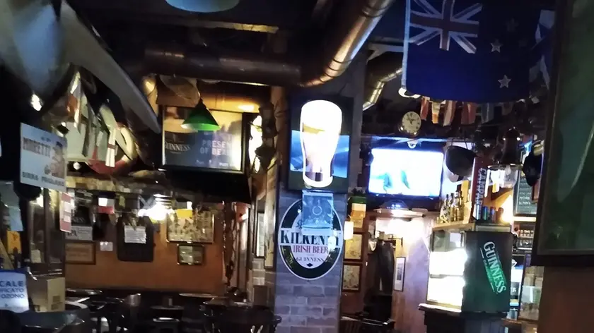 Un interno del pub irlandese di Venezia