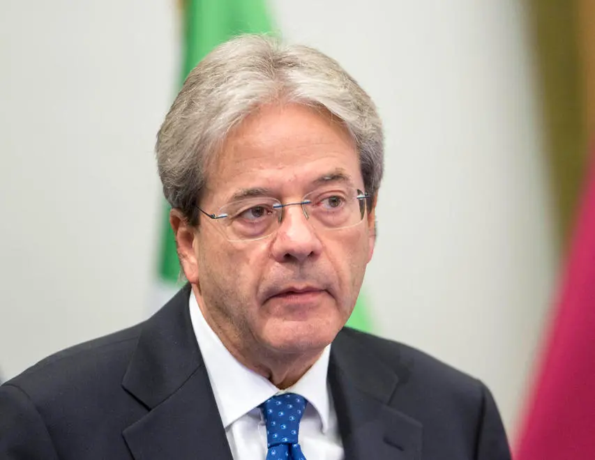 28/09/2017 Roma. Prima giornata della Terza Conferenza Nazionale sulla Famiglia, nella Sala della Protomoteca in Campidoglio. Nella foto, il Presidente del Consiglio Paolo Gentiloni.