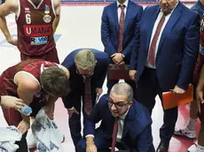 Foto Agenzia Candussi/Cruccu/Palasport Taliercio, Mestre / Umana Reyer Venezia VS Segafredo Virtus Bologna, nella foto De Raffaele