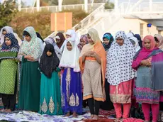 Foto Agenzia Candussi/ Morsego/ Mestre, parco San Giuliano/ Preghiera della Festa del Sacrificio "Eid Al Adha"