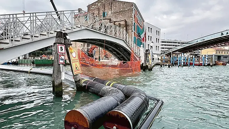 I tubi da 600 millimetri saranno collegati all’acquedotto a Venezia