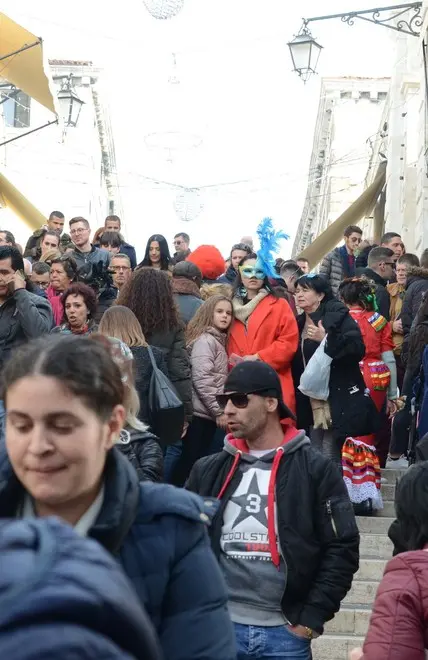 Interpress/gf.Tagliapietra. 02.03.19.-Vnezia presa d'assalto dal turismo di carnevale