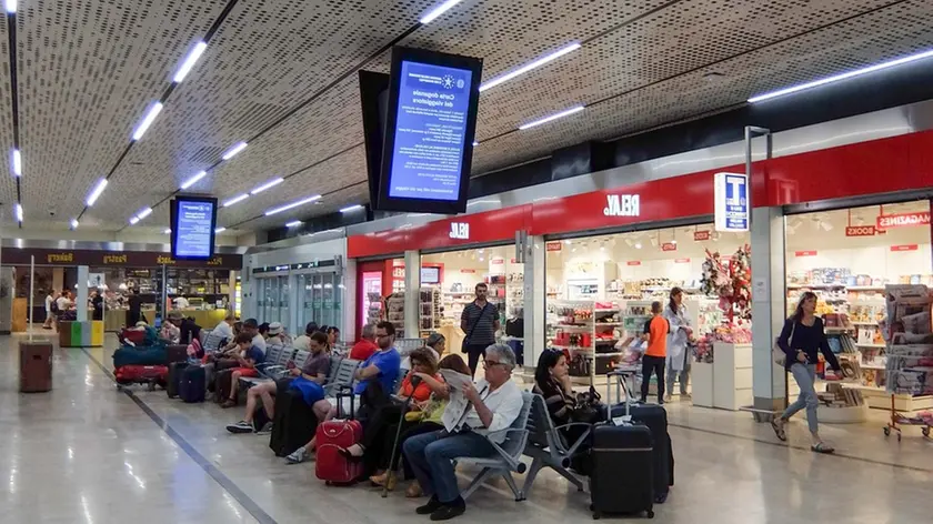 Foto Agenzia Candussi/CScattolin/ Tessera, aeroporto Marco Polo/ La nuova area del terminal passeggeri apre al pubblico