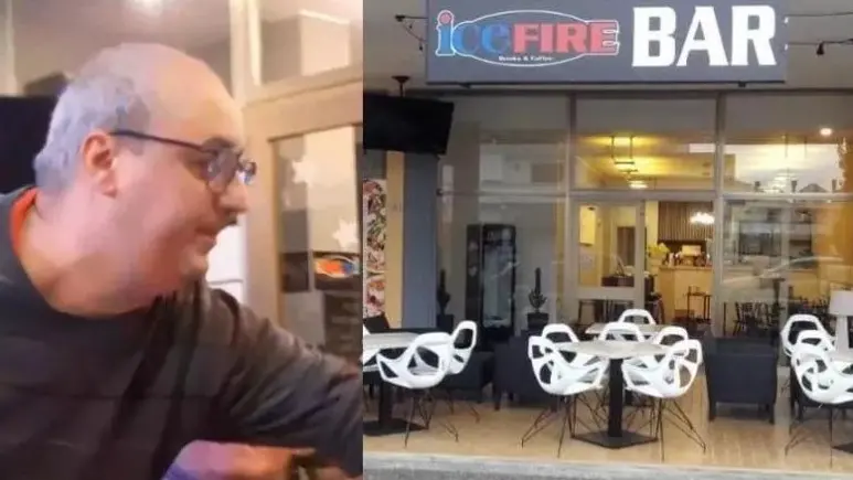 Giuseppe Cosentino e l'Ice Fire Bar di Bibione