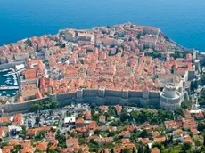 22 Aug 2012, Dubrovnik, Croatia --- View from Mount Srd of the city of Dubrovnik on the Adriatic coast of Croatia. --- Image by © Eric Nathan/LOOP IMAGES/Loop Images/Corbis