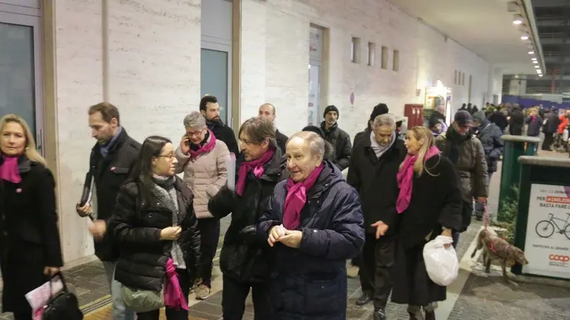 Foto Agenzia Candussi/ Morsego/ Mestre, viale Stazione / Iniziativa "Riprendiamoci il Territorio" organizzata dalla lista Brugnaro per le vie del quartiere Piave