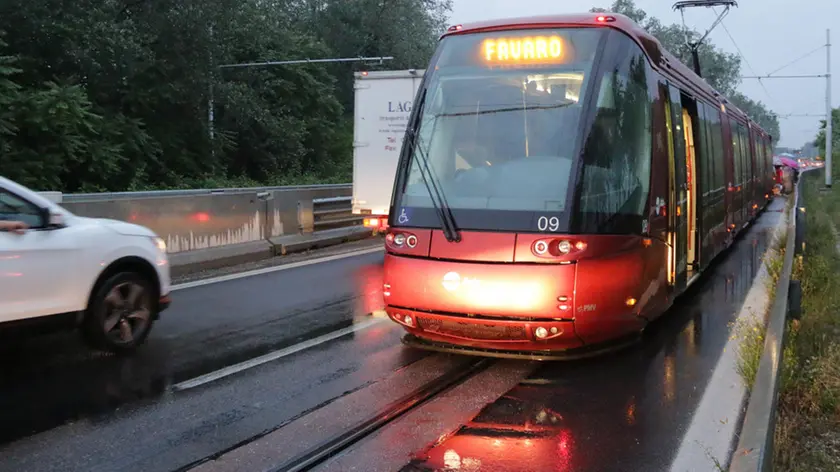 Foto Agenzia Candussi/ Baschieri/ Mestre, ponte della libertà/ Incidente mortale all'imbocco del ponte della libertà in direzione Mestre