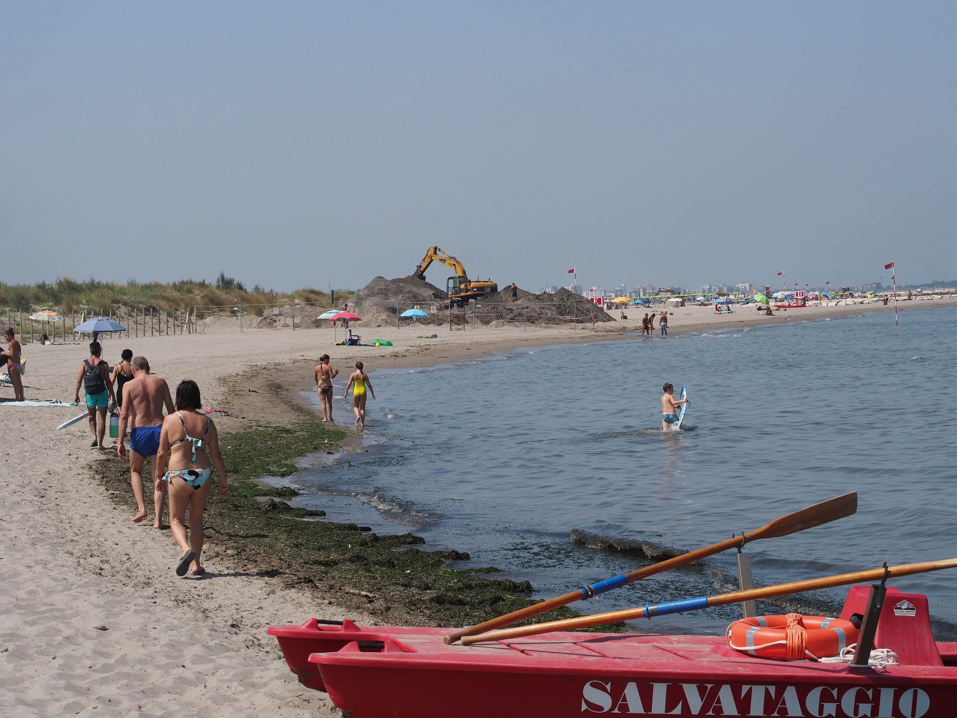 Ruspe tra i bagnati ad Isola Verde (Foto di Lorenzo Porcile)