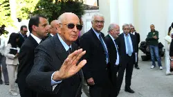 Il presidente Giorgio Napolitano