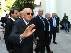 Il presidente Giorgio Napolitano