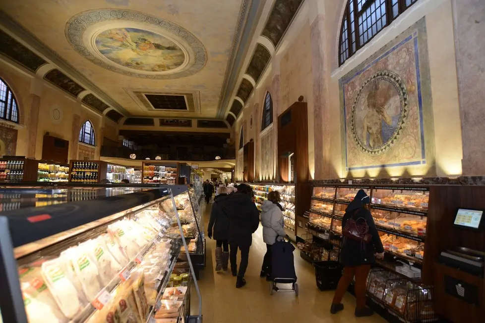Interpress/M.Tagliapietra Venezia 29.12.2016.- Nuovo supermercato Despar, ex cinema Italia, cannaregio.