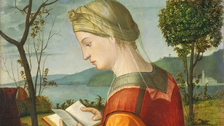 Carpaccio, “Madonna che legge un libro” (1505 ca). National Gallery of Art Washington