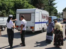 Sgombero di Barbanera da un accampamento abusivo in via Ca'Marcello, Mestre