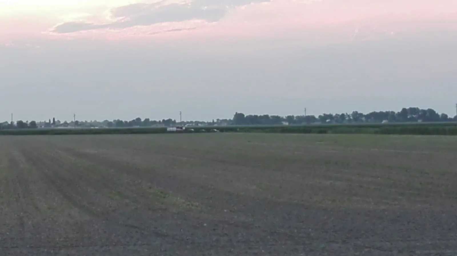 Il campo di volo dove è avvenuto l'incidente (foto Tommasella)
