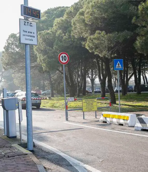 ZTC Problemi con conducenti NCC in aereoporto a Tessera. Pioggia di Multe Venezia, 11/02/2020 Foto A. Gilardi/Ag. Lorenzo Pòrcile