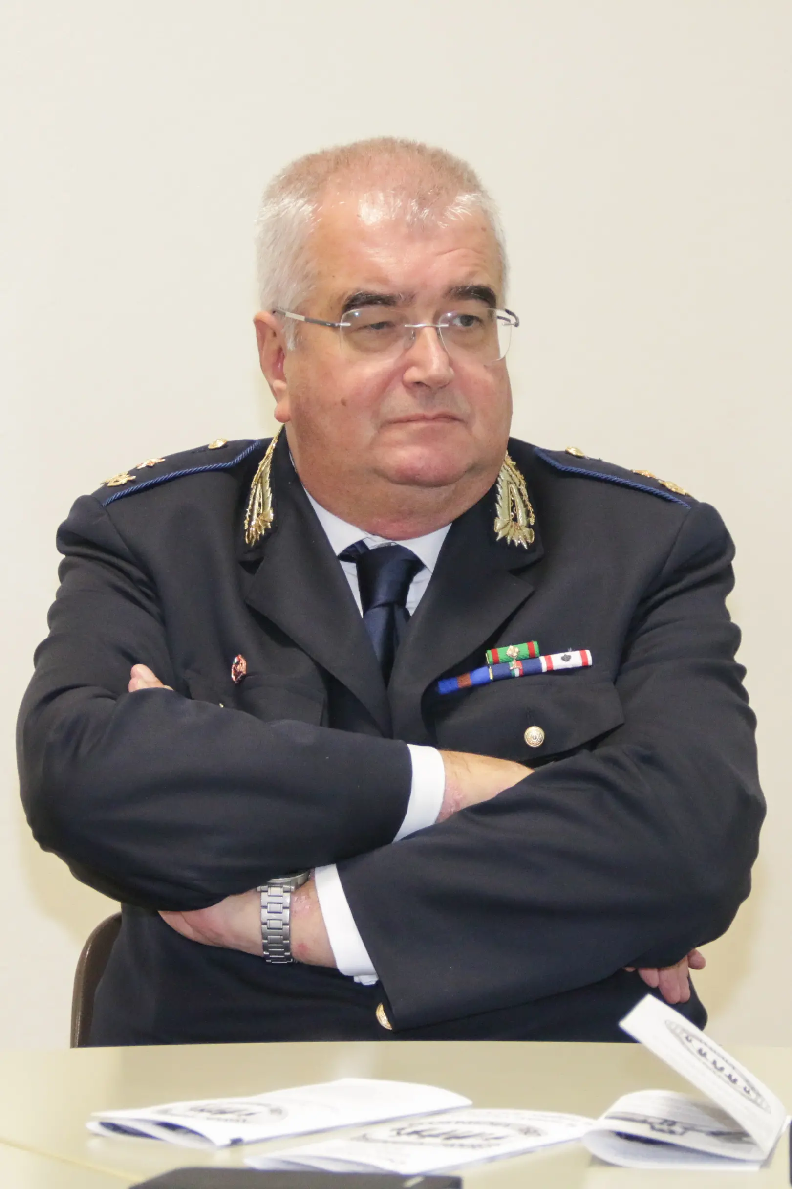 Il comandante Marco Agostini