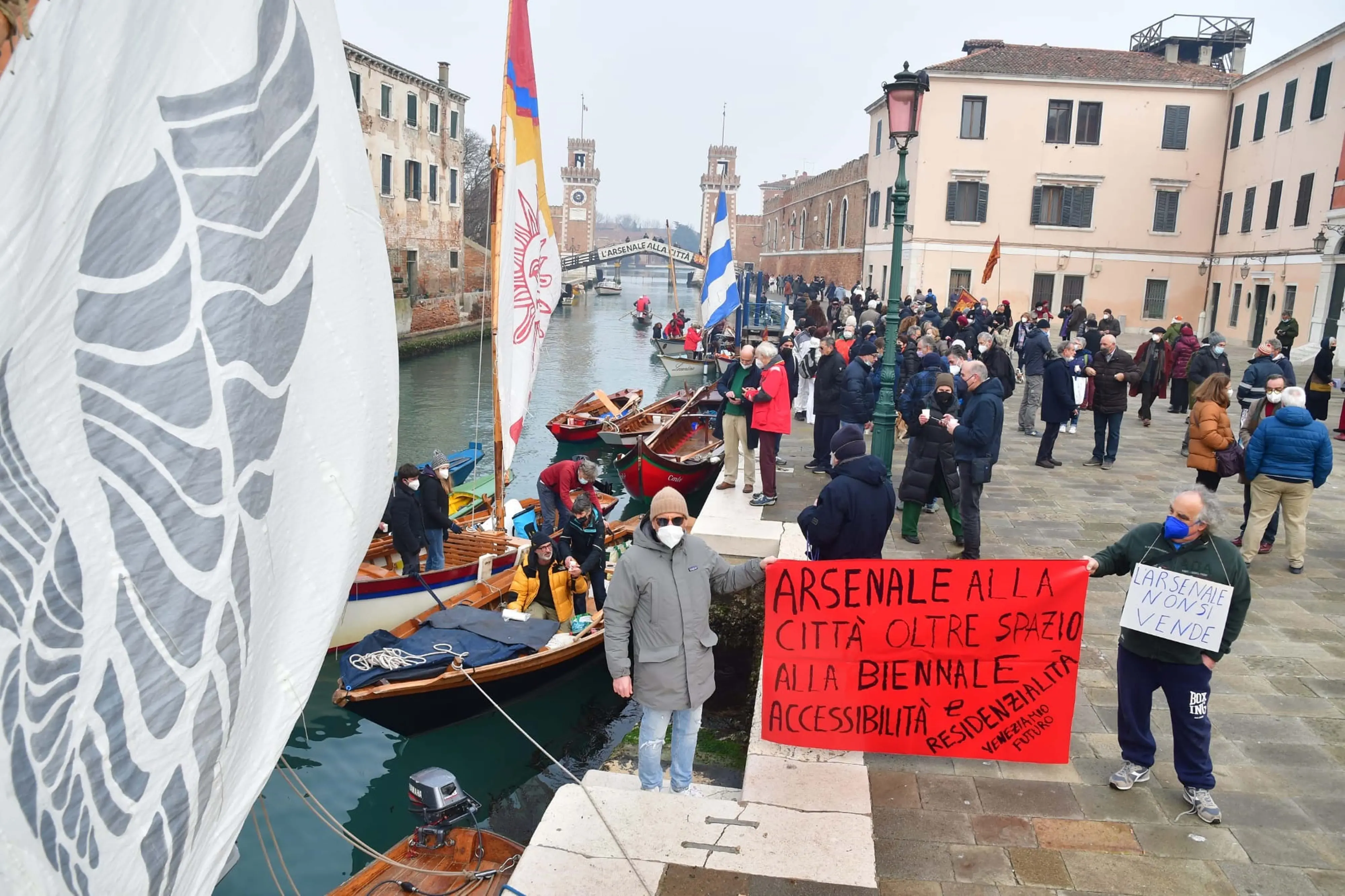 Interpress.Matteo Tagliapietra. 06.2.22.- Manifestazione Arsenale