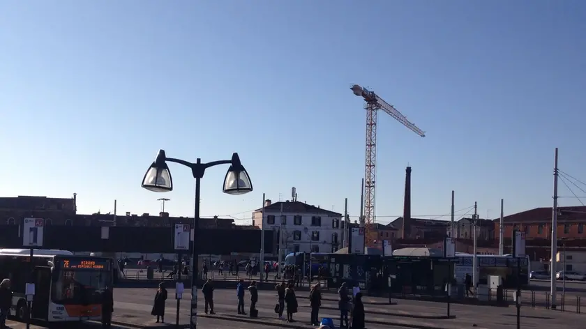 Piazzale Roma senza bus