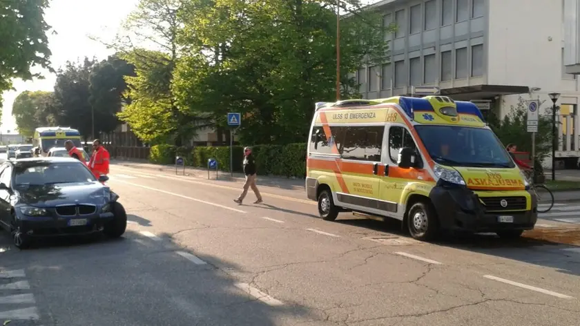 La scena subito dopo l'incidente