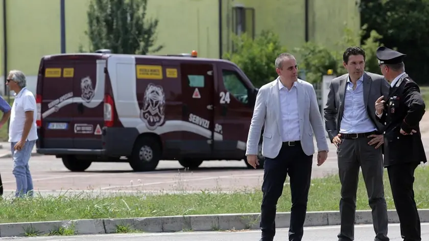 zago agenzia foto film preganziol rapina porta valori via baratta nuova