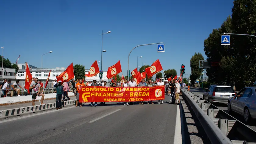 Manifestazione Fincantieri