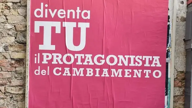 DE POLO - DINO TOMMASELLA - PORTOGRUARO -MANIFESTI DEL PD