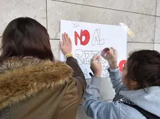 COLUCCI - DINO TOMMASELLA - PORTOGRUARO - MANIFESTAZIONE STUDENTI CONTRO RAZZISMO