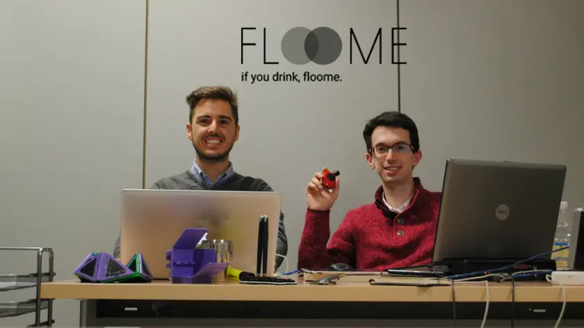 Fabio Penzo e Marco Barbetta mostrano il loro "Flome"