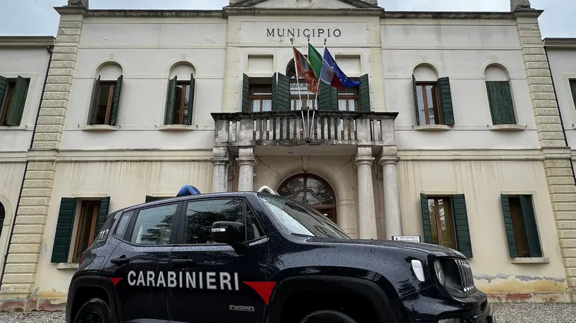 I carabinieri in Municipio il giorno degli arresti