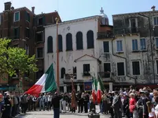 Interpress/Mazzega. 25.04.2014.- Venezia anniversario della liberazione San Marco Evangelista. Cerimonia in Ghetto alla presenza del Sindaco Orsoni