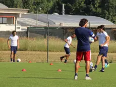 Primo allenamento del Venezia Calcio 2013-14 presso il campo del Taliercio